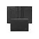 Card holder with flap Islington Black