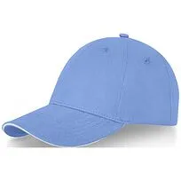 Кепка-сэндвич Darton, 6 панелей - Светло-синий