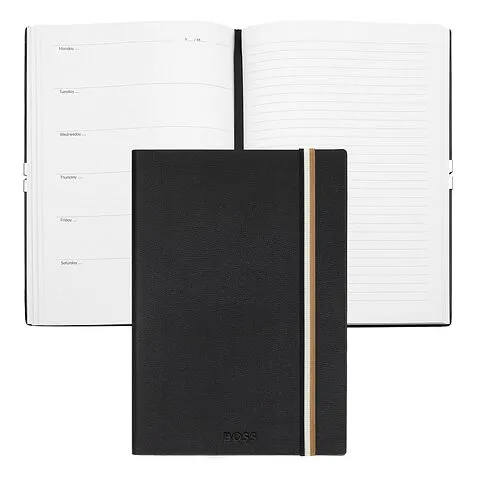 Блокнот формата А5 Iconic Black Agenda