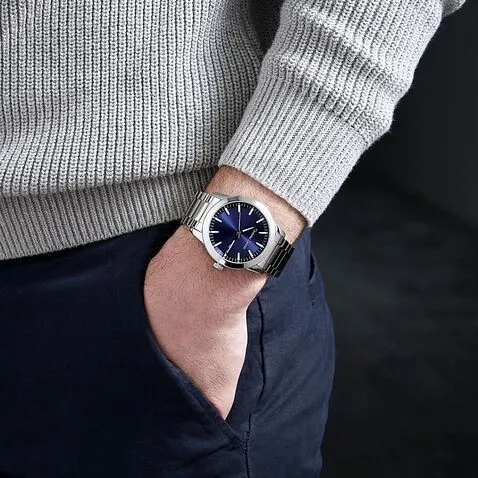 Часы с датой Astrum Chrome / Navy