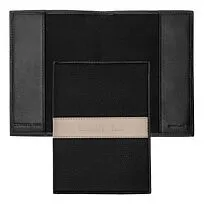Обложка для паспорта Delano Taupe & Black