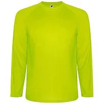 Мужская спортивная футболка Montecarlo с длинным рукавом - Fluor Yellow