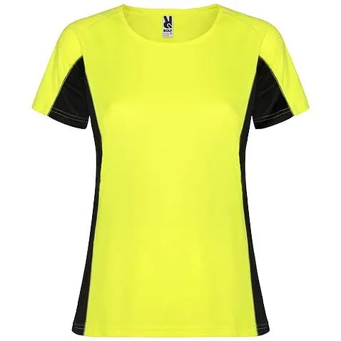 Shanghai женская спортивная футболка с коротким рукавом - Fluor Yellow