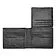 Card wallet with flap Classic Smooth Black