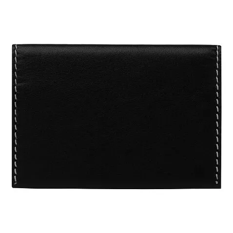 Card holder with flap Alter Black