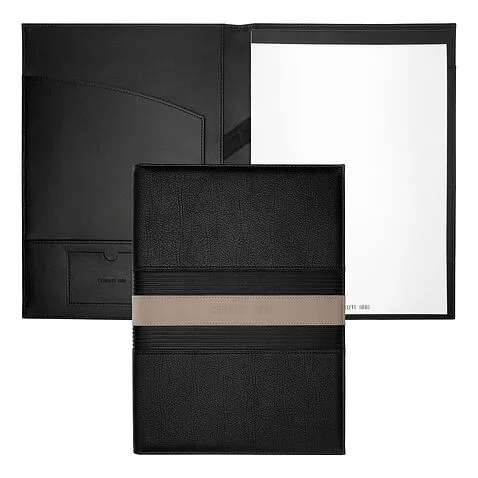 Папка формата А4 Delano Taupe & Black