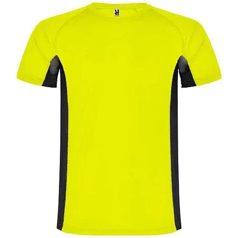 Shanghai мужская спортивная футболка с коротким рукавом - Fluor Yellow