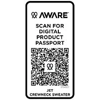 Jet унисекс Aware™ свитер с круглым вырезом из переработанных материалов - Oatmeal