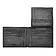 Card wallet with flap Classic Grained Black
