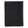 Card holder with flap Button Black