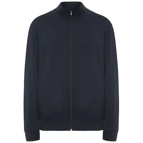 Свитер унисекс Ulan с полноразмерной молнией - Navy Blue