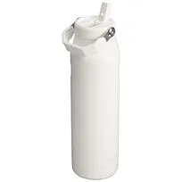 Бутылка для воды объемом 1,06 литра с откидной трубочкой Stanley IceFlow™ 2.0 - Frosted white