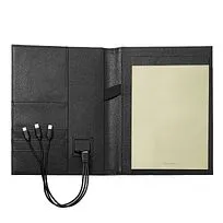 Папка формата А5 + портативное зарядное устройство Storyline Black