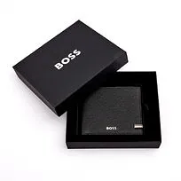 Card wallet with flap Iconic Black