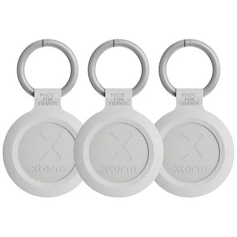 Комплект Xtorm XTAG2A из 3 водонепроницаемых бирок для путешествий - Ash white melange