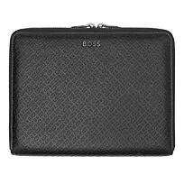 Папка для участника конференции формата А5 Monogram Zipped Black