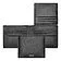 Card wallet with flap Classic Smooth Black