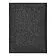 Card holder with flap Trifold Classic Grained Black