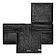Card wallet with flap Iconic Black