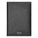 Card holder with flap Classic Smooth Black