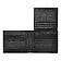 Card wallet with flap Iconic Black
