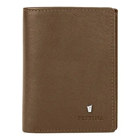 Card holder with flap Chronobike Camel