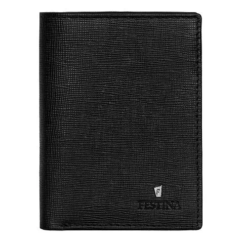 Card holder with flap Chronobike Black