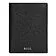 Card holder with flap and money pocket Classic Grained Black