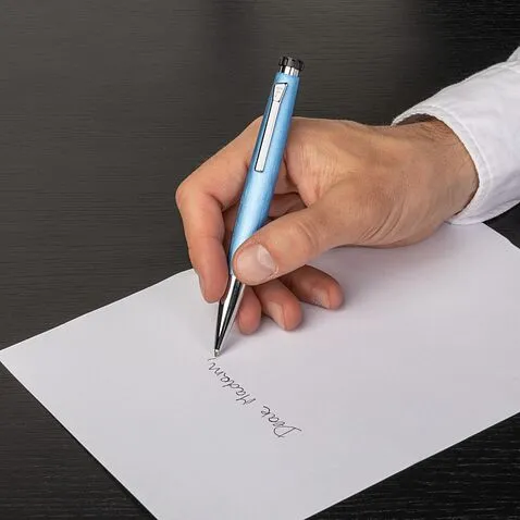 Шариковая авторучка Chronobike Rainbow Light Blue