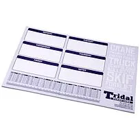 Блокнот Desk-Mate® формата A2 - Белый